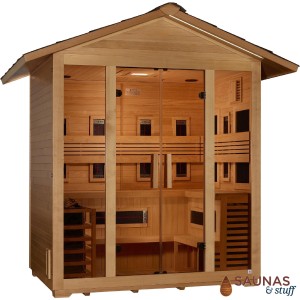 4 Person Outdoor Barrel Sauna