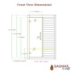 2 Person (E2) Ultra-Low EMF Carbon Fiber Infrared Sauna