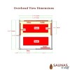 2 Person (E2) Ultra-Low EMF Carbon Fiber Infrared Sauna