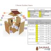 3 Person Hybrid Outdoor Sauna wattage