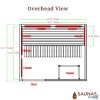 3 Person Full-Spectrum Hybrid - Indoor Sauna