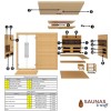 6 Person Full-Spectrum Hybrid - Indoor Sauna