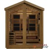 Summit Cedar Hybrid 3 Person Outdoor Sauna