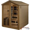 Summit Cedar Hybrid 6 Person Outdoor Sauna