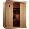 3 Person Bench Infrared Sauna w/ Ultra-Low EMF Carbon Fiber Heaters