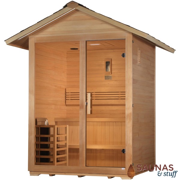 3 Person Traditional Hot Rock Outdoor Sauna