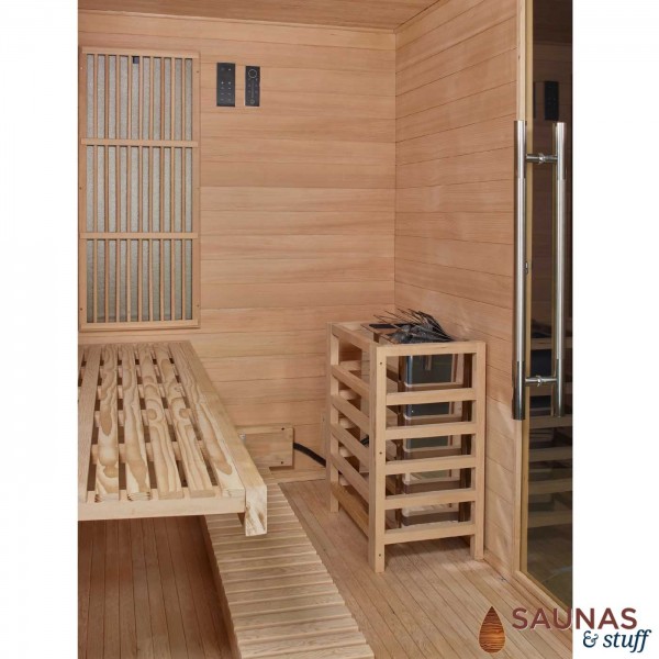 3 Person Full-Spectrum Hybrid - Indoor Sauna