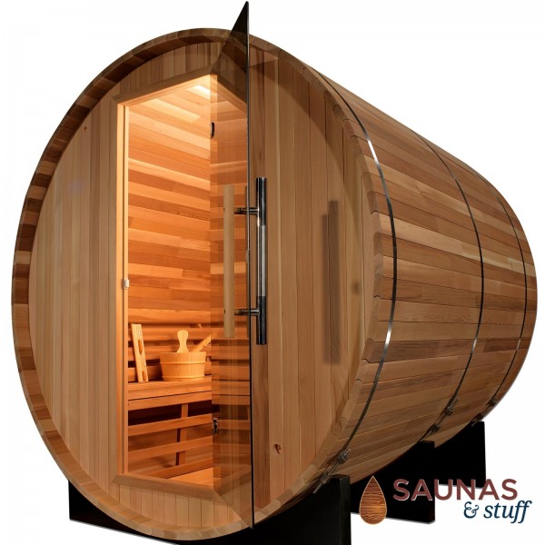 4 Person Outdoor Barrel Sauna