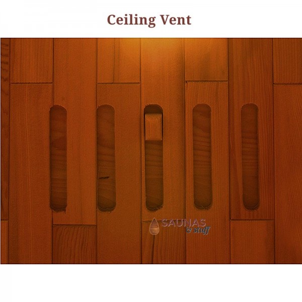 Built in Ceiling Vent (no other ventilation required)