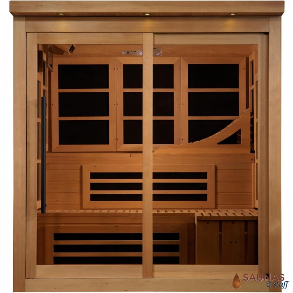 6 Persson Ultra Low EMF, Carbon Fiber Infrared Sauna, with TV