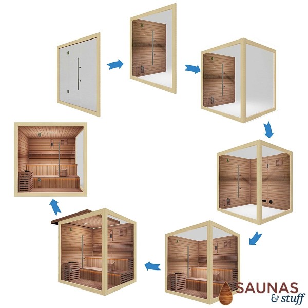 Essence View 6 Person Sauna