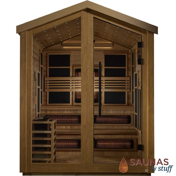 Summit Cedar Hybrid 6 Person Outdoor Sauna
