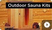 Outdoor Cedar Home Sauna Kits