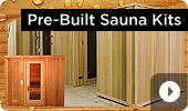 Pre-Built Cedar Home Sauna Kits